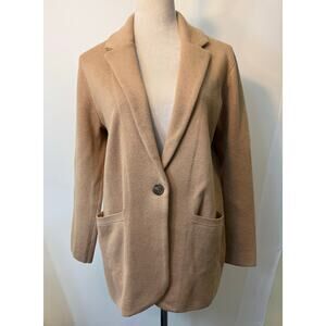 J. Crew Sweater Blazer – Size Small – Tan – Excellent Condition
